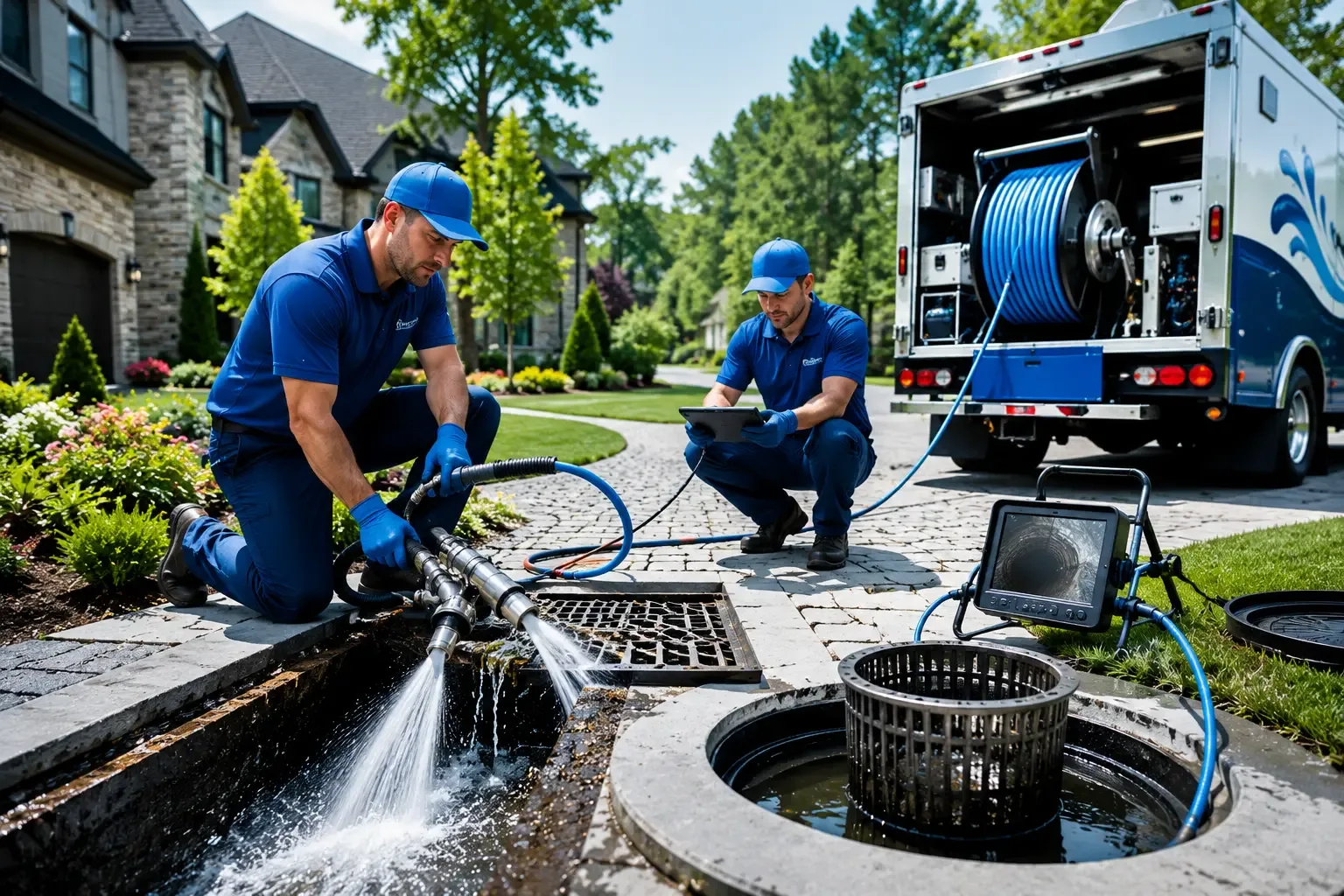 Local outdoor drain cleaning professionals in Maryville, IL